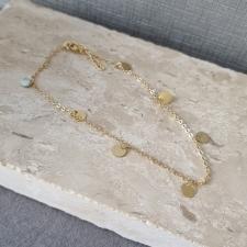 TORNOZELEIRA OURO MOEDAS	