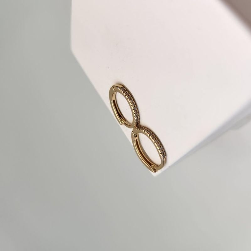 BRINCO OURO ARGOLA ZIRC FINA	G