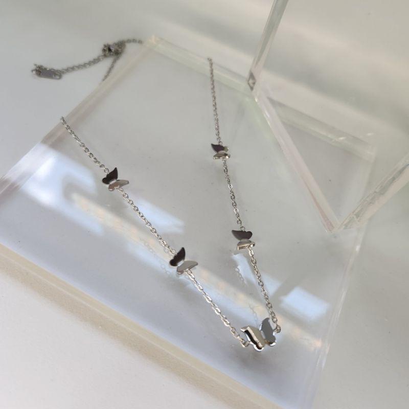 COLAR AÇO BORBOLETAS