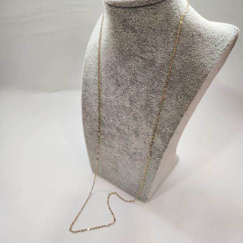 COLAR OURO 70CM CADEADO