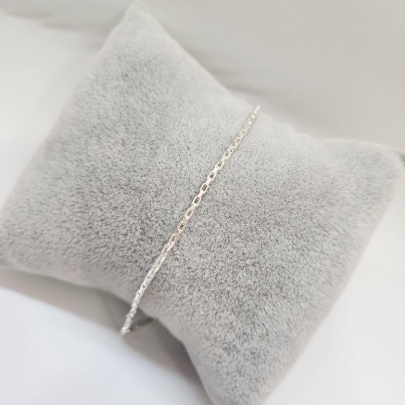 PULSEIRA PRATA  TIJOLINHO MINI