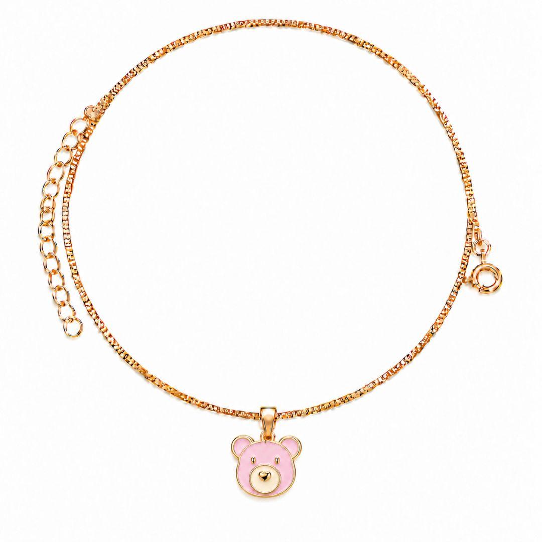 COLAR URSO BANHADO A OURO 18K