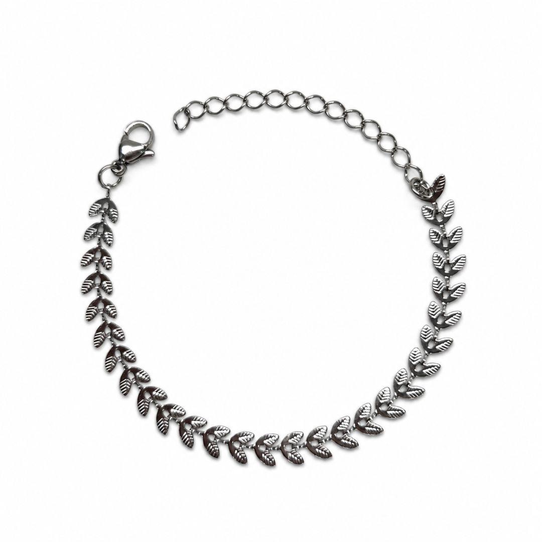 PULSEIRA AÇO FOLHAS